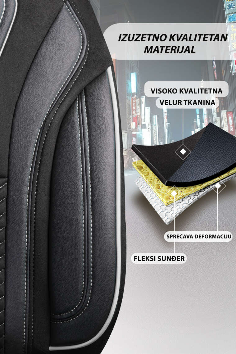 AUTO PRESVLAKA TOKYO PILOT / CRNA SA SIVIM KONCEM - Слика 2