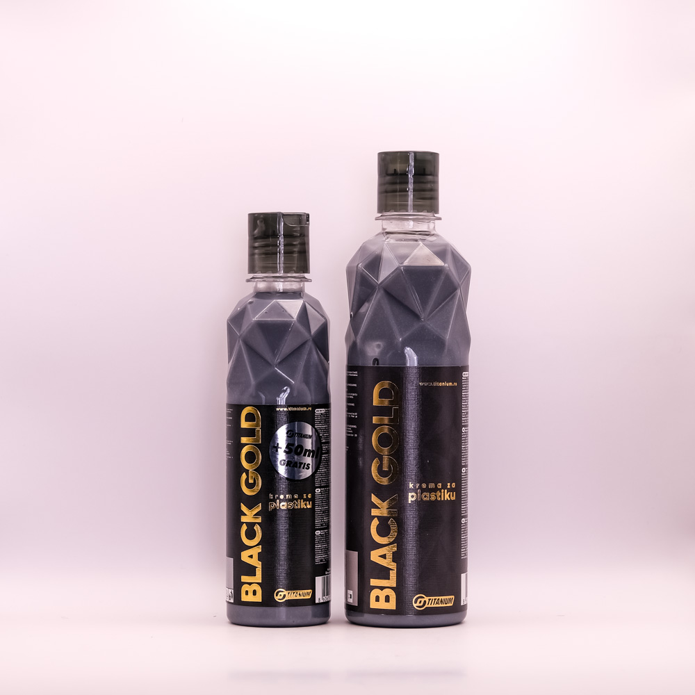 Titanium Black Gold – krema za plastiku 250 ml